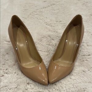 Michael Kors Tan Patent Leather Heels